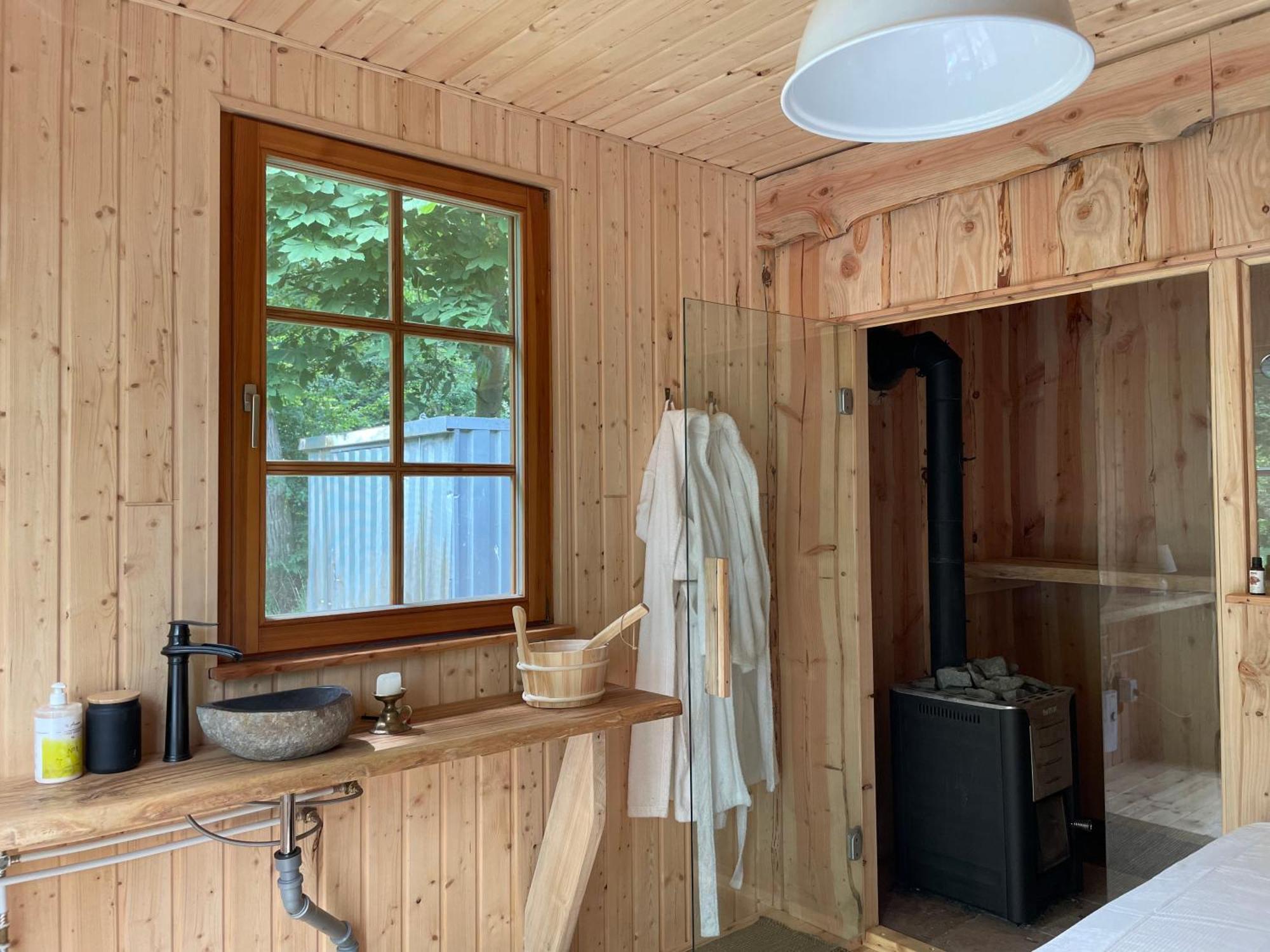 Ferienwohnung Am Waldrand Mit Sauna Biendorf Exterior photo