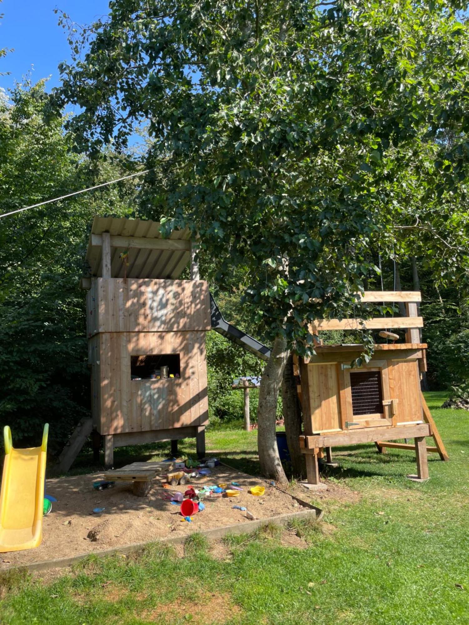Ferienwohnung Am Waldrand Mit Sauna Biendorf Exterior photo